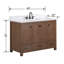 Modero 48" Single Bathroom Vanity with Top-752343369-752343375-803581216
