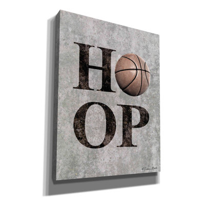 'Basketball Hoop' by Susan Ball, Canvas Wall Art