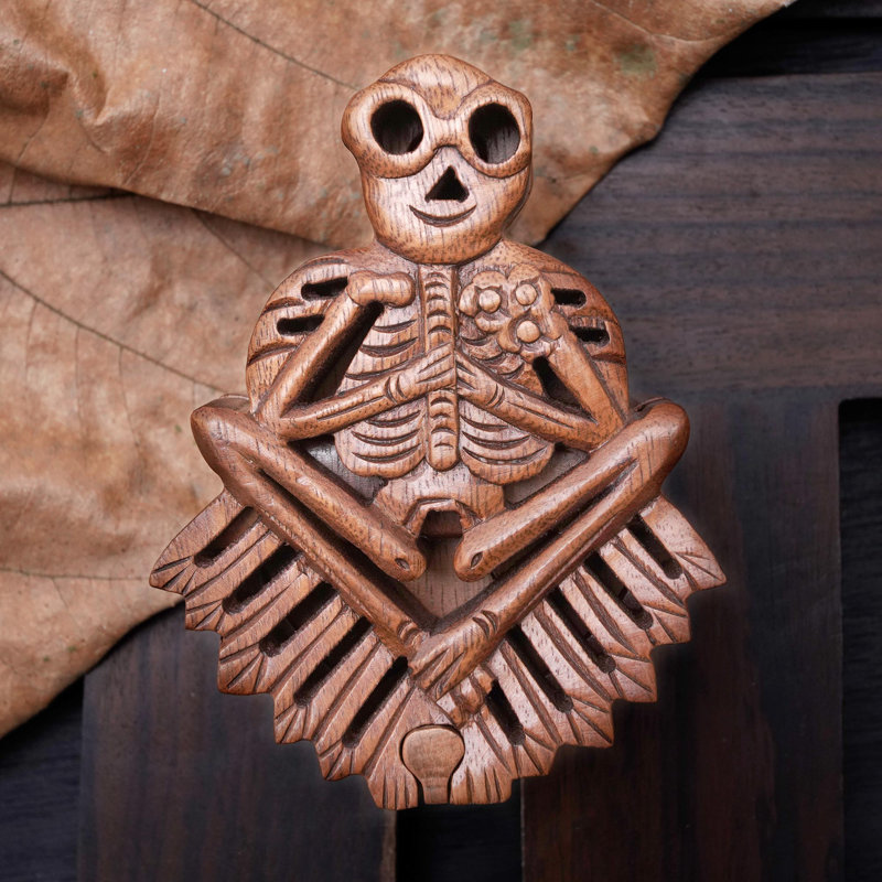 Novica Handmade Bare Bones Wood Puzzle Box