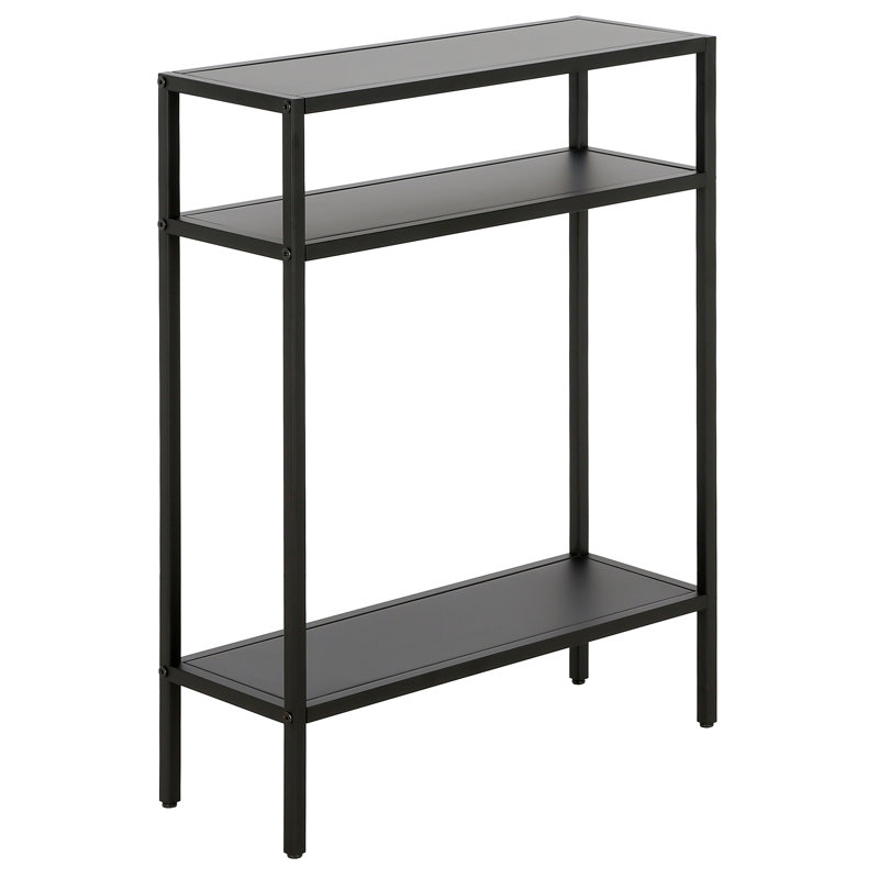 Florince 55.9 cm W Steel Top Console Table