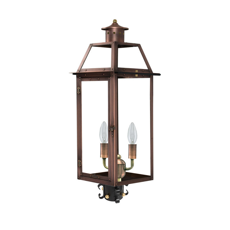 Beinville Outdoor Wall Lantern, 29" H x 10.5" W x 12.5" D