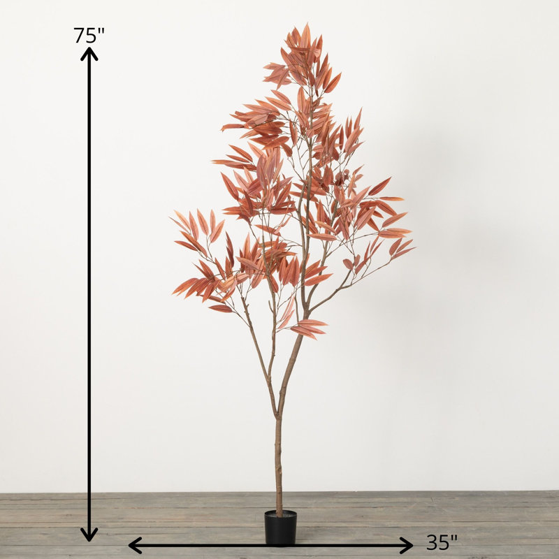 Manguier artificiel riche en pot 75 po Rich Sienna