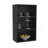 Eco 36" High Open 3-Tier Wall Cabinet, Wall Shelf, Storage Cabinet, Cube Shelf Bedroom, Office, Living Room, Garage Black-1211403182-1211403184