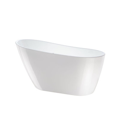 55" x 28" Freestanding Air Acrylic Bathtub