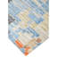 Abstract Area Rug in Orange/Blue/Ivory/Beige-1642529392