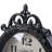 Meyonne Analog Quartz Movement / Crystal Tabletop Clock in Rustic Black