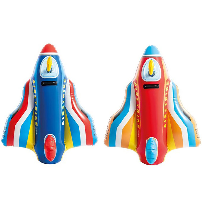 Pool Float: Avion de chasse - bleu ou rouge