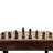 Wooden Chess Checkers and Backgammon 3 in 1 Combo Game Table Furniture Set, 25" x 25", 4" King