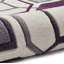 Evianna area rug Hand Tufted Rectangle Ivory/Purple-34295041