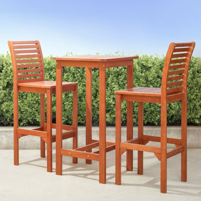 Ensemble de table et chaises de bar Emilio