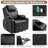  Electric Power Lift Recliner Chair With Heat & Massage For Elderly, Classic Ergonomic Single Lounge Sofa Home Theater Seat For Living Room With Side Pockets, Usb Port & 2 Cup Holders, Black-220002848