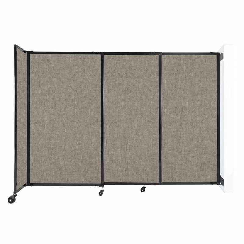 Cloison coulissante 5 pi, H 60 po x l 86 po x P 33 po, Galet chaud