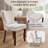 Chenille Double-Layer Cushioned Dining Chairs Side Chairs (Set of 2)-1946584565-1967593337