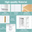 Meuble-lavabo de salle de bain rétro classique 23,71 po avec lavabo, bois de pin massif, charnières élégantes, compartiments latéraux ouverts, - planches de débordement de finition, rangement à fermeture douce, trous de robinet pré-percés-748331154