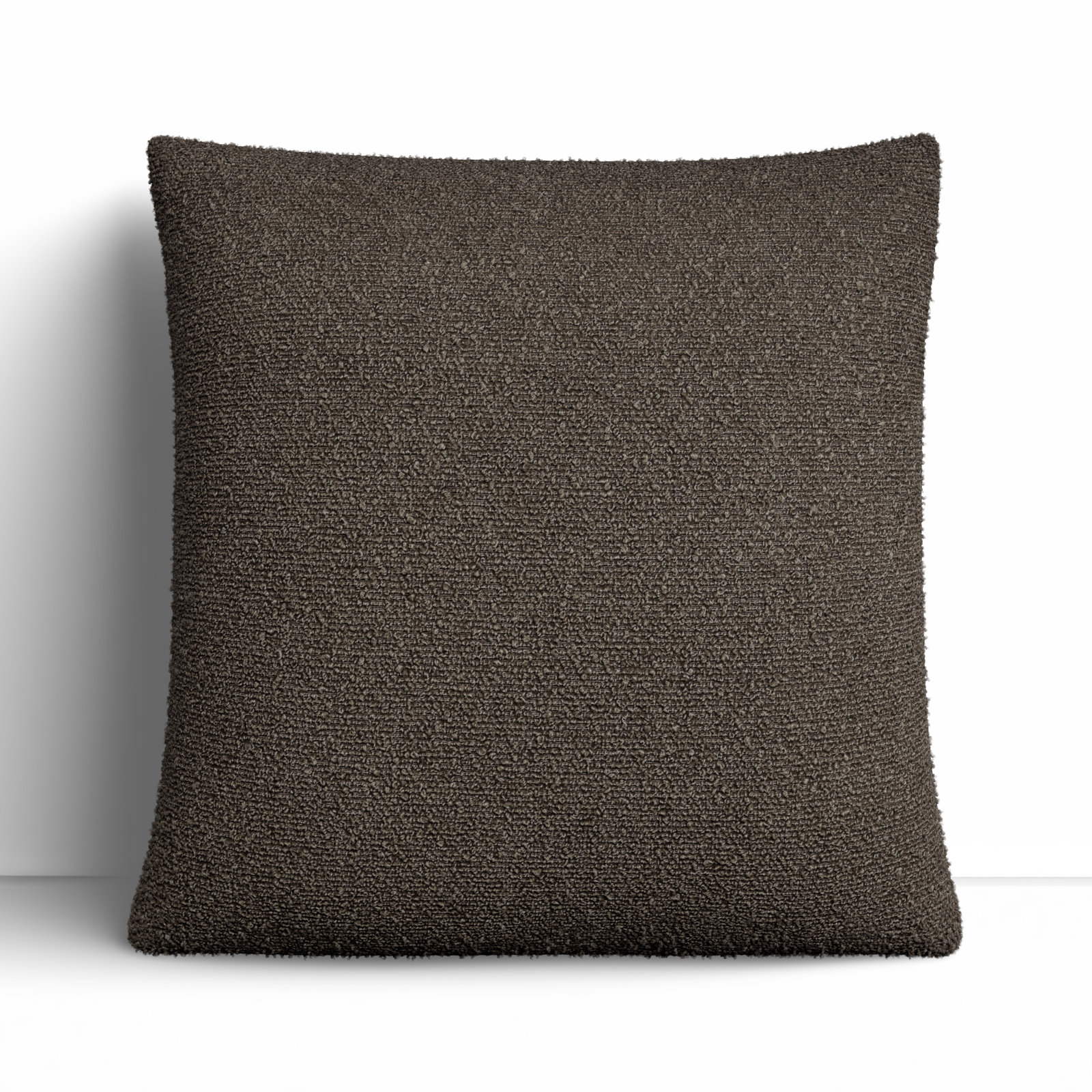 Amalfi Pillow Cover, Square 18", Down, Brown