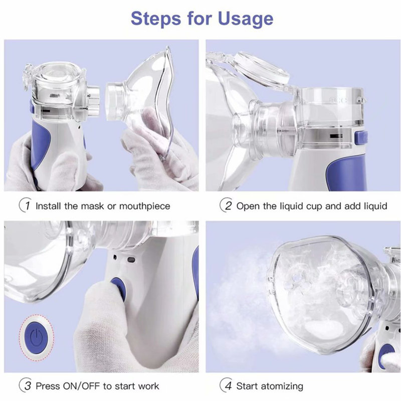 Humidificateur à vapeur 30 po Pi., Bleu