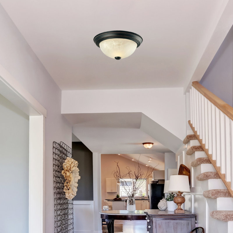 Amerson 2 - Light 11.25" Flush Mount, Oil Rubbed Bronze