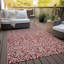 Tapis rectangulaire lavable à la machine intérieur / extérieur 1 pi 8 po x 2 pi 6 po ACN920 rouge 3 pi x 5 pi-109582785