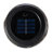 8.75"H Black Metal Cutout Geometric Pattern Solar Powered Outdoor Lantern With LED Light-122571941