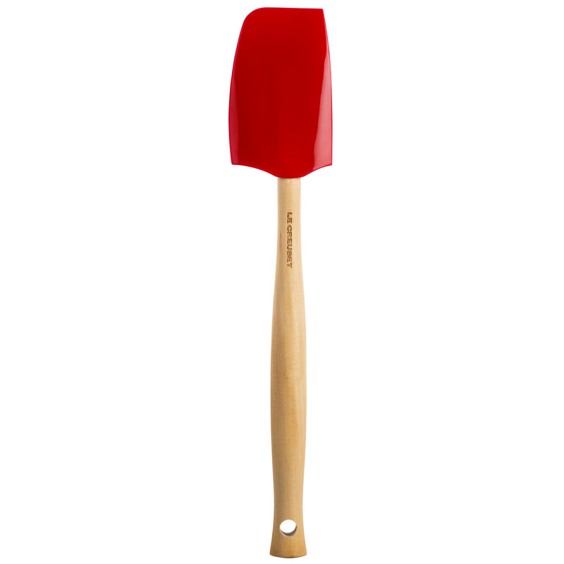 Silicone Small Spatula, White, 11.38"