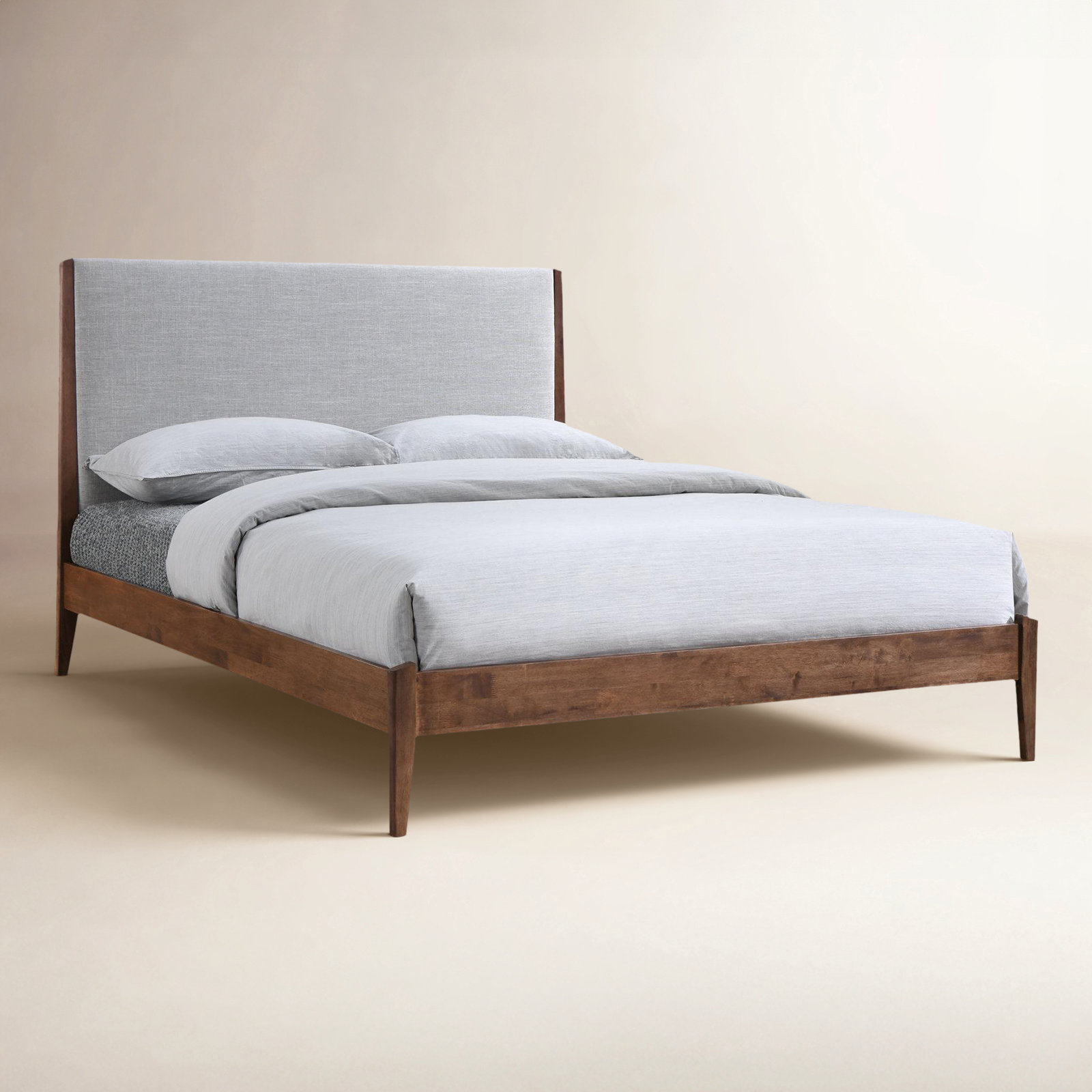 Javi Platform Bed, Queen, Walnut