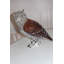 Élégante statue de hibou intemporel en bronze, belle création de patine finie à la main Nerys, L 12 po x l 6 po x H 12 po