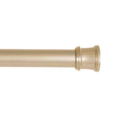 Kenney Twist & Fit No Tools Tension Shower Curtain Rod, 42-72"