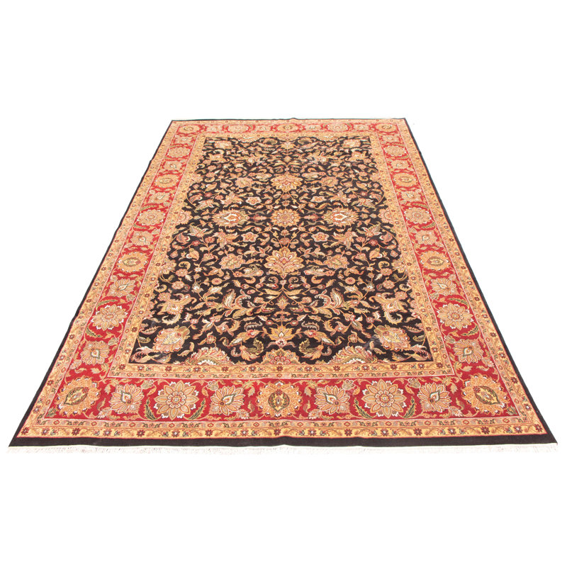 Tapis noir Sultanabad 12 po 1 po x 18 po 1 po