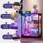 3-Tier Display Cabinet with Human Body Sensor RGB Lights-123033817