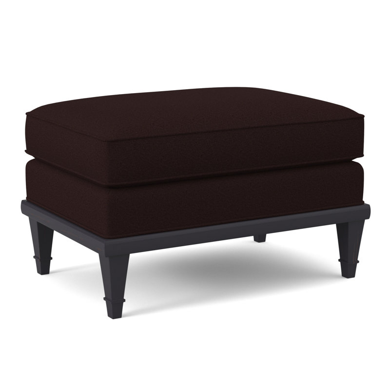 Dublin Ottoman, American Walnut, Margaret Uniform