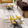 Doucette Abstract Ivory/Gold/Gray Area Rug