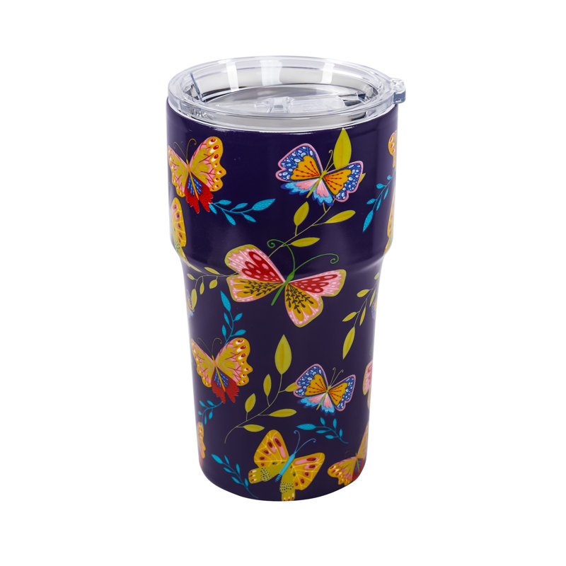 Gobelet de voyage en céramique à double paroi 13 oz Enjoy the Moment