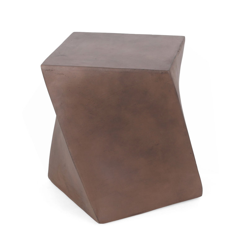 Outdoor Lightweight Concrete Side Table