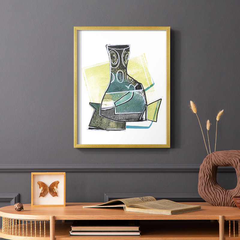 Jubilee Jugs I Framed Print - Solid Wood, 10" H x 8" W