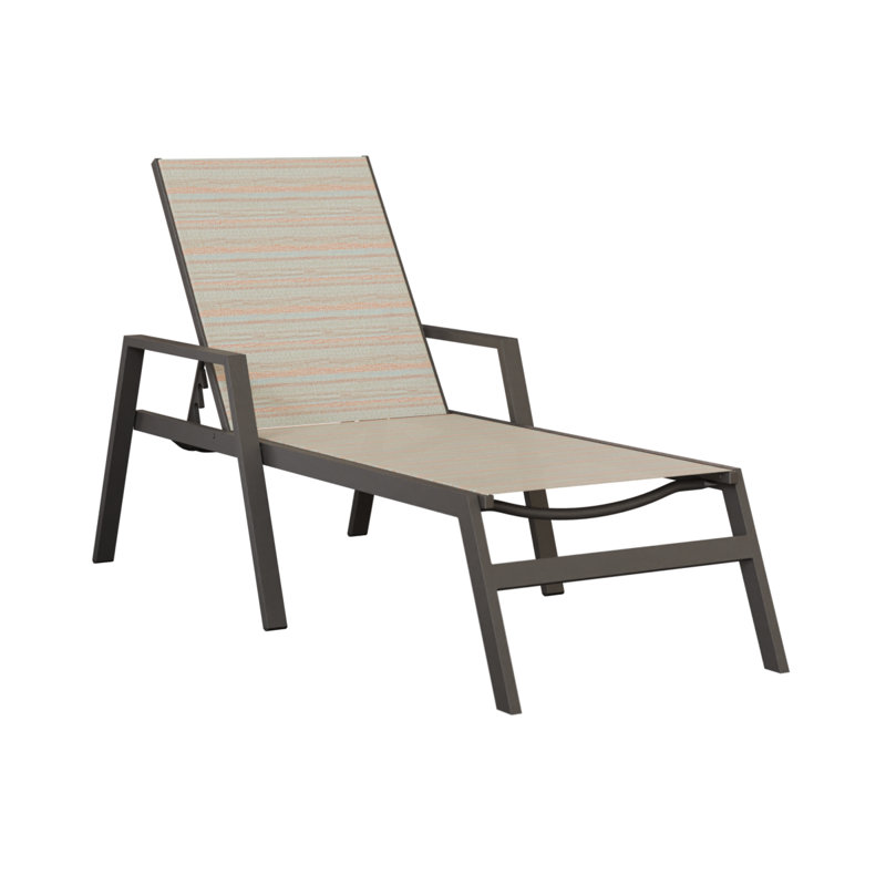 Méridienne Berlin Gardens Vida, Khaki, Graphite moucheté