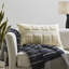 Housse de coussin décoratif touffetée en coton avec fermeture à glissière cachée-118534951