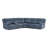 Jagger Velvet Power Reclining Sectional with USB Ports -101430384
