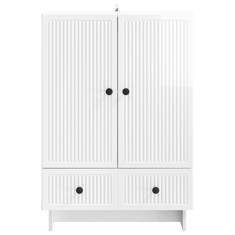66cm Sideboard, High Gloss White