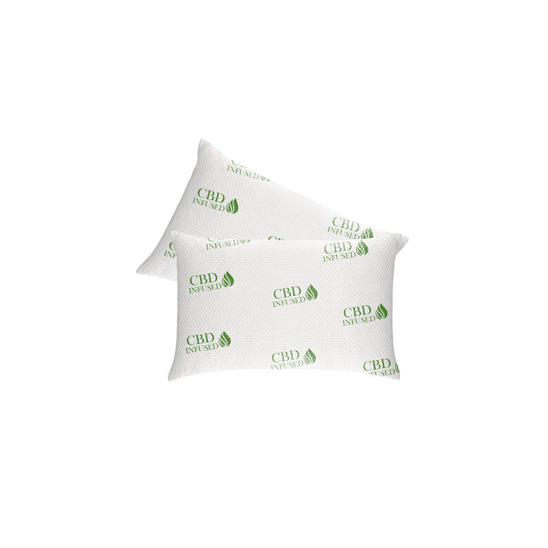 Luxury Memory Foam C.B.D Infused Sleeping Pillow (Set of 2)