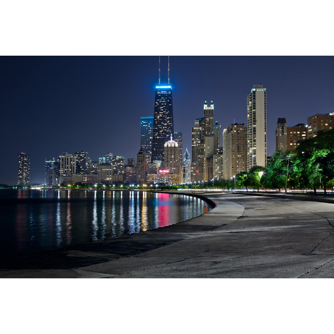 Chicago Skyline - Kunstdrucke auf Leinwand