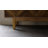 37" Wide Accent Cabinet with Geometric Reclaimed Wood Doors and Open Shelving