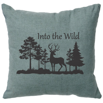 Coussin Wooded River Image - Into Wild - Lin océan