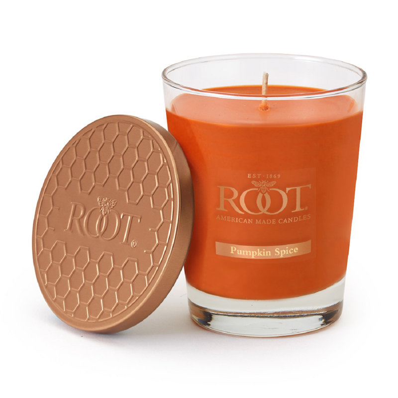 Bougie pot citrouille parfumée aux épices, 10,5 oz