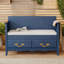 Banc de rangement pour chaussures, avec coussin amovible, banc d'entrée avec rangement caché pour l'entrée et le salon, avec dossier-2123771964