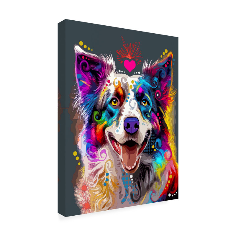 Art sur toile, bolognaise, Dean Dean, H 19 po x l 14 po