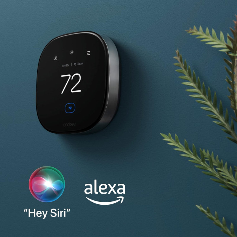 Smart Thermostat Premium with Siri and Alexa and Built in Air Quality Monitor and Smart Sensor with SmartSensor for Doors and Windows 2-Pack