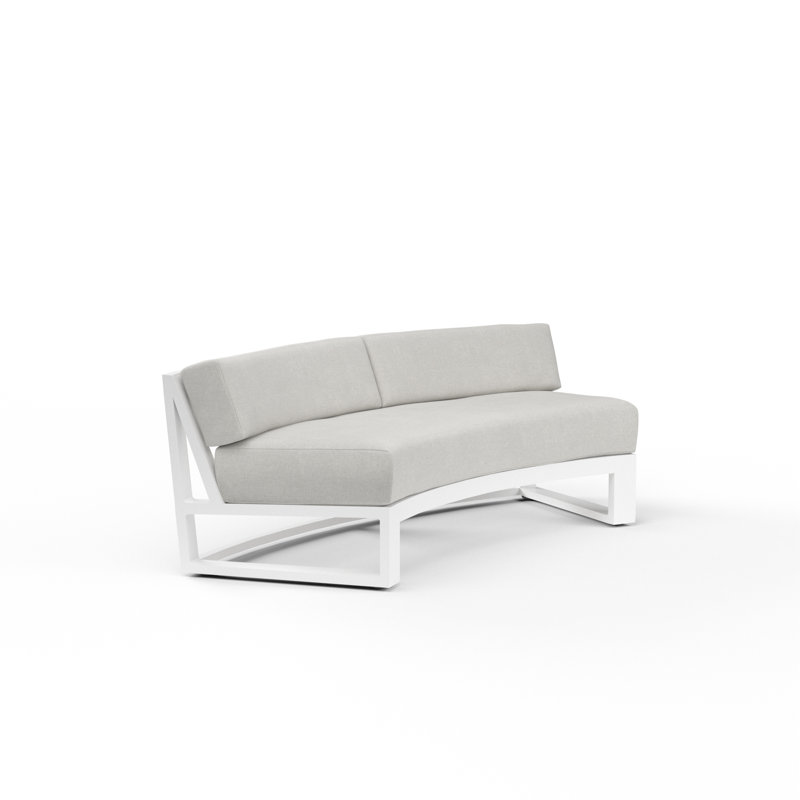 Newport Outdoor 2 - Seat Loveseat, Cast Silver Sunbrella®