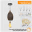 Leesville 1 - Light Black Jar Pendant