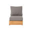 Arrihanna Outdoor Teak Armless Lounge Chair-548080242