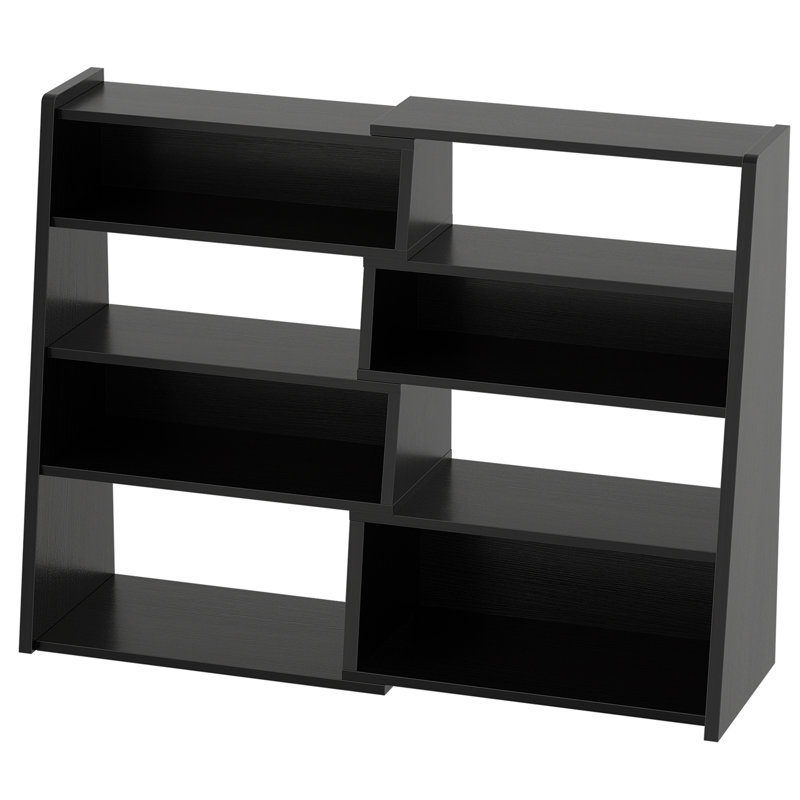 Petite bibliothèque à 5 niveaux,  (5 tablettes) H 41 po x l 45,2 po x P 11,7 po, Noir
